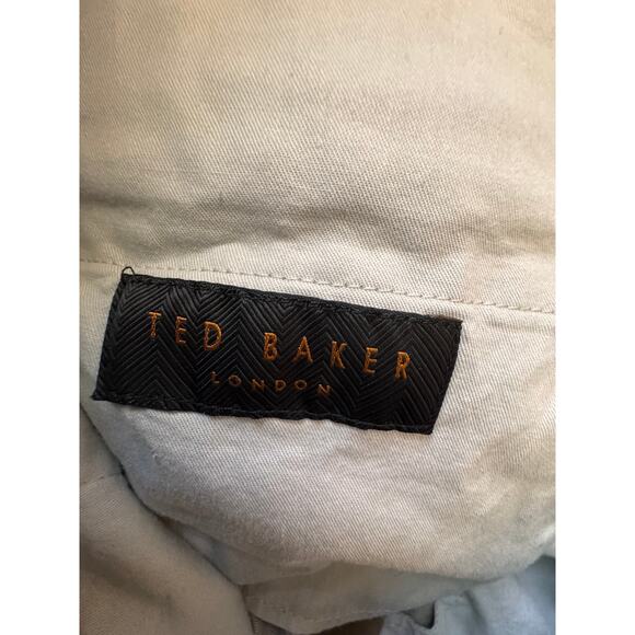 TED BAKER LONDON Men's Tan Cotton Lyocell Blend Jem Dress Pants Size 36R - Picture 3 of 4